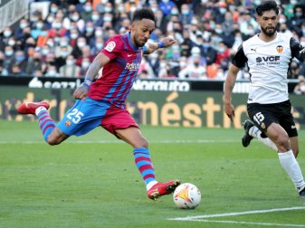 Pierre-Emerick Aubameyang traf gegen Valencia doppelt Pierre-Emerick Aubameyang traf gegen Valencia doppelt