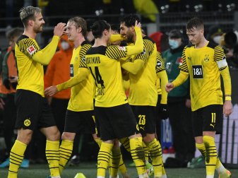 Borussia Dortmund holte sich gegen Borussia Mönchengladbach Selbstvertrauen zurück. Borussia Dortmund holte sich gegen Borussia Mönchengladbach Selbstvertrauen zurück.