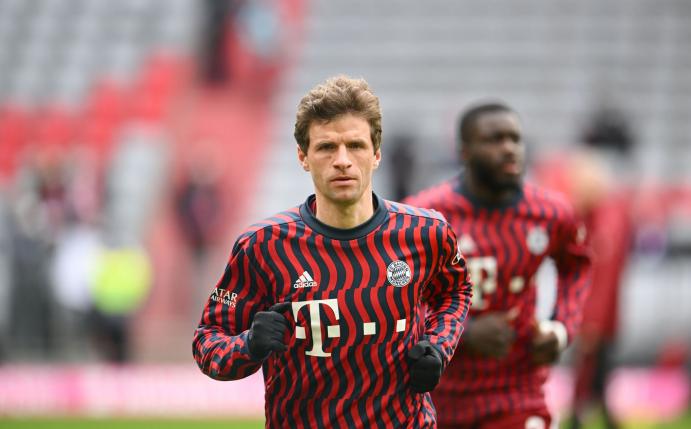 Hat sich erneut mit dem Coronavirus infiziert: Bayerns Thomas Müller.