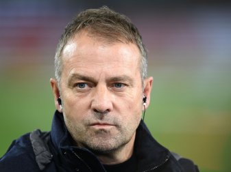 Sieht die kleine Schwächephase seines Ex-Clubs FC Bayern München nicht so dramatisch: Hansi Flick. Sieht die kleine Schwächephase seines Ex-Clubs FC Bayern München nicht so dramatisch: Hansi Flick.