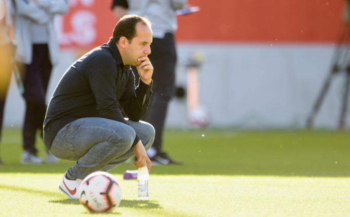 Erst seit wenigen Monaten Nationaltrainer der ukrainischen Fußballfrauen: Lluís Cortés.