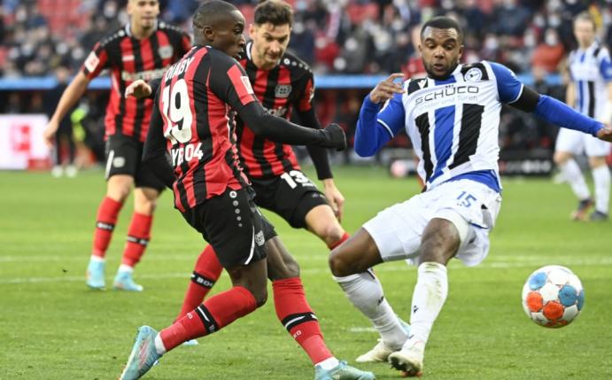 Moussa Diaby traf doppelt