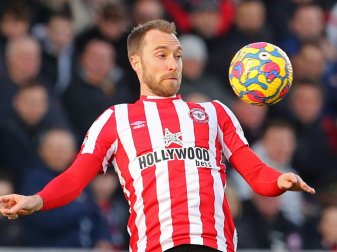 Wurde für Brentofrd eingewechselt: Christian Eriksen Wurde für Brentofrd eingewechselt: Christian Eriksen