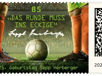 Herberger wird zum 125. Geburtstag mit Briefmarke geehrt Herberger wird zum 125. Geburtstag mit Briefmarke geehrt