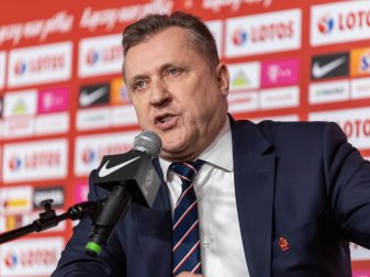 Cezary Kulesza, der Präsident des polnischen Fußball-Verbands PZPN. Cezary Kulesza, der Präsident des polnischen Fußball-Verbands PZPN.
