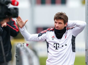 Thomas Müller zurück im Training der Bayern Thomas Müller zurück im Training der Bayern