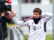 Thomas Müller zurück im Training der Bayern