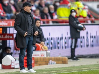 «Das wird ein ganz schweres Spiel für uns», sagt Unions Trainer Urs Fischer vor der Partie gegen St. Pauli. «Das wird ein ganz schweres Spiel für uns», sagt Unions Trainer Urs Fischer vor der Partie gegen St. Pauli.