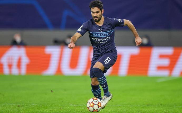 Manchesters Ilkay Gündogan steht vor seinem 150. Einsatz für den Club.