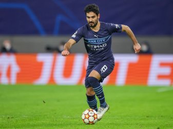Manchesters Ilkay Gündogan steht vor seinem 150. Einsatz für den Club. Manchesters Ilkay Gündogan steht vor seinem 150. Einsatz für den Club.