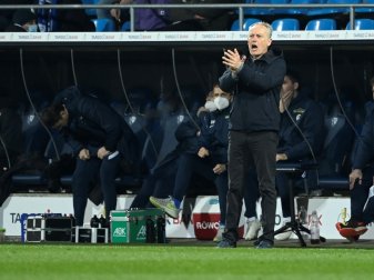 Christian Streich jubelte über den Halbfinaleinzug Christian Streich jubelte über den Halbfinaleinzug