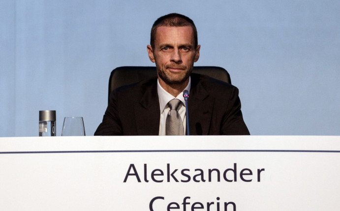 Der Präsident des europäischen Fußballverbandes UEFA: Aleksander Ceferin.