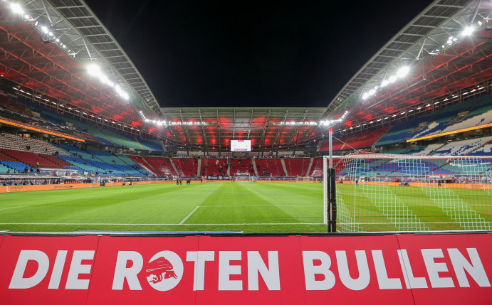 Leipzigs Red-Bull-Arena darf gegen Eintracht Frankfurt die volle Zuschauer-Kapazität ausnutzen.