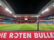 Leipzigs Red-Bull-Arena darf gegen Eintracht Frankfurt die volle Zuschauer-Kapazität ausnutzen.