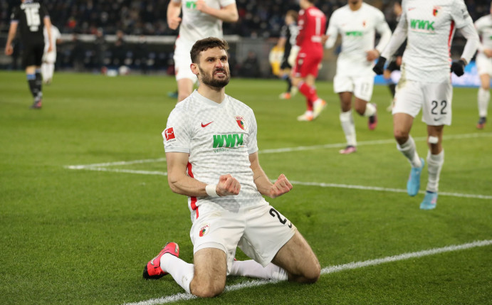 Augsburgs Matchwinner in Bielefeld: Daniel Caligiuri.