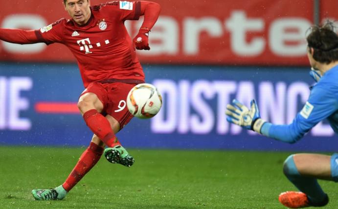 Lewandowski ist einmal mehr der überragende Münchener (SID)