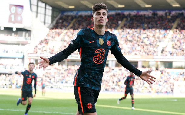 Chelseas Kai Havertz feiert seinen Treffer.