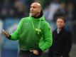 Gladbachs Trainer André Schubert sah viele Nachlässigkeiten seines Teams. Foto: Daniel Bockwoldt