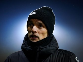Trainer Thomas Tuchel kritisierte die Chelsea-Fans. Trainer Thomas Tuchel kritisierte die Chelsea-Fans.