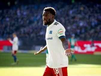 Muss sich nicht vor Gericht verantworten: HSV-Profi Bakery Jatta. Muss sich nicht vor Gericht verantworten: HSV-Profi Bakery Jatta.