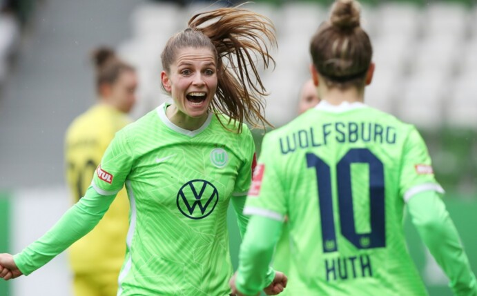 Tabea Waßmuth traf gegen Köln gleich doppelt