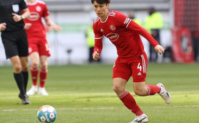 Ao Tanaka erkämpfte mit Düsseldorf einen Punkt