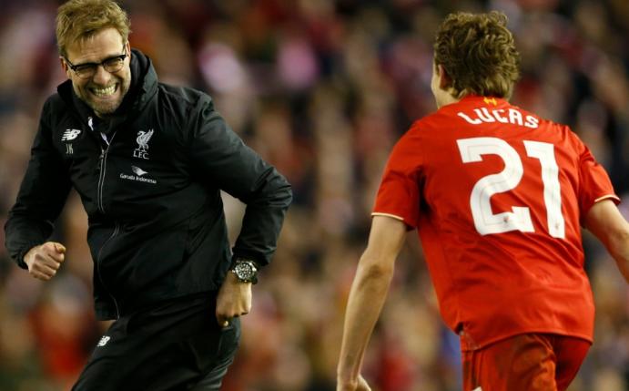 Klopp kann wieder auf Lucas Leiva zurückgreifen (Quelle: pixathlon/SID-IMAGES)