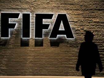 Das Logo des Internationalen Fußballverbandes FIFA. Das Logo des Internationalen Fußballverbandes FIFA.