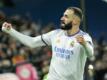 Karim Benzema feiert Doppelpack