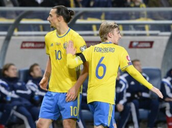 Forsberg und Ibrahimovic sollen Schweden zur WM führen Forsberg und Ibrahimovic sollen Schweden zur WM führen