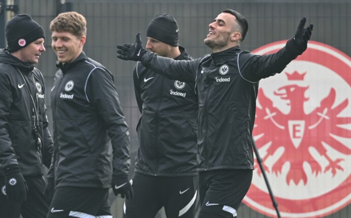 Die Eintracht geht zuversichtlich in das Rückspiel gegen Betis.