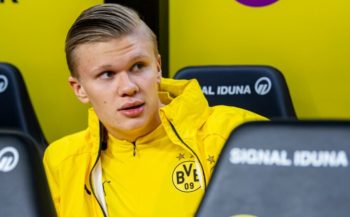 Sitzt zunächst beim Spiel gegen den FSV Mainz auf der Bank: Dortmunds Erling Haaland.
