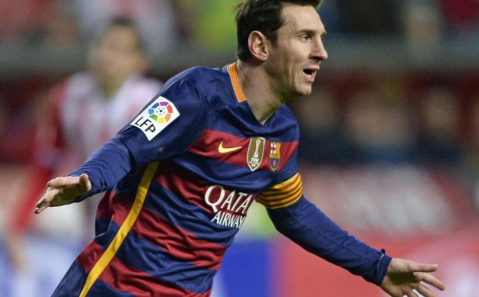 Lionel Messi durchbricht in Gijón die 300-Tore-Marke (Quelle: SID)