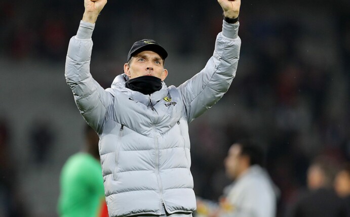 Für Thomas Tuchel war der Erfolg in Lille der 32. in seinen ersten 50 Champions-League-Spielen - ein Rekord.