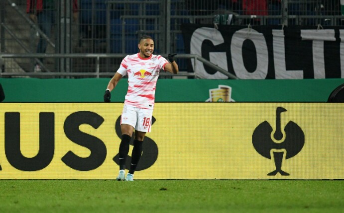 Leipzigs Christopher Nkunku erzielte in dieser Saison in 38 Pflichtspielen bisher 26 Tore und 15 Assists.