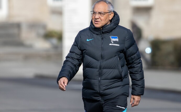 Hertha muss coronabedingt sofort auf den neuen Cheftrainer Felix Magath verzichten.