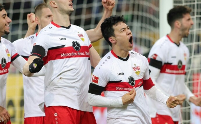 Schwäbisches Kellerduell gedreht: Stuttgart schlägt Augsburg