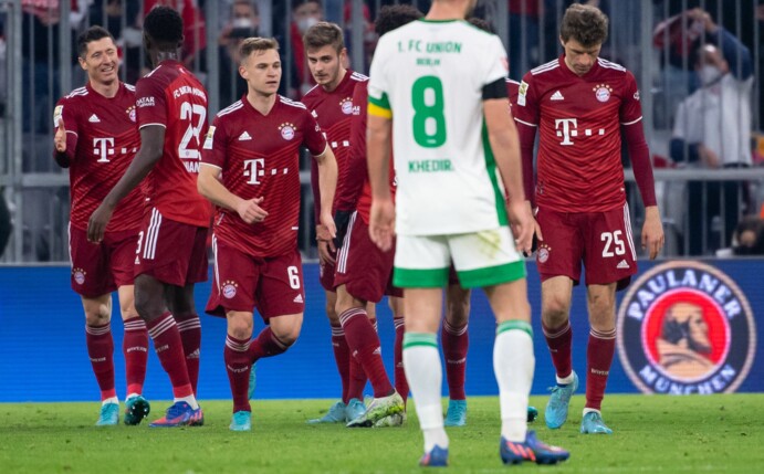 Tabellenführer Bayern München siegte problemlos gegen Union Berlin.