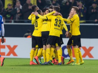 Der BVB gewann das Hinspiel gegen den FC Porto mit 2:0. Foto: Guido Kirchner Der BVB gewann das Hinspiel gegen den FC Porto mit 2:0. Foto: Guido Kirchner