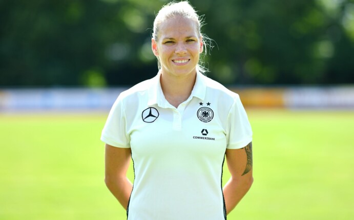 Trug zwischen 2007 bis 2017 21 Mal das Trikot des deutschen Nationalteams: Isabel Kerschowski.