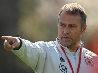 Da geht's lang: Bundestrainer Hansi Flick gibt die Richtung vor. Da geht's lang: Bundestrainer Hansi Flick gibt die Richtung vor.