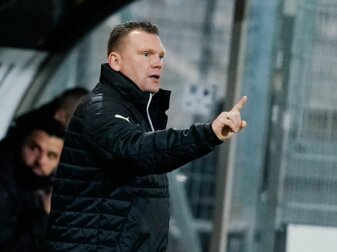 Der Cheftrainer des Fußball-Drittligisten 1. FC Saarbrücken: Uwe Koschinat. Der Cheftrainer des Fußball-Drittligisten 1. FC Saarbrücken: Uwe Koschinat.