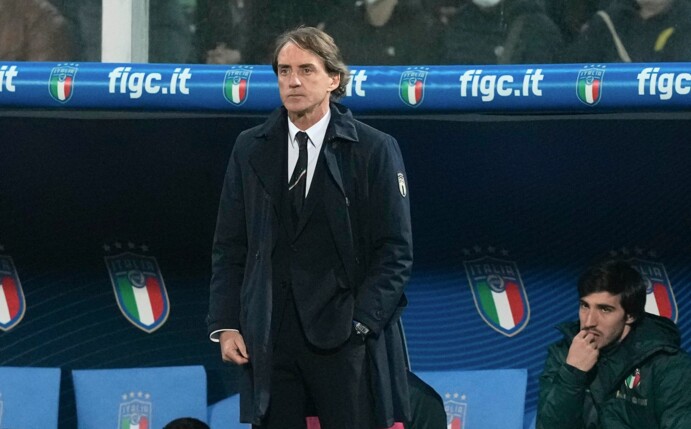 Der Trainer der Squadra Azzurra, Roberto Mancini, hat noch einen Vertrag bis 2026 mit dem italienischen Verband.