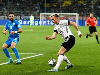 Gab sein Debüt im A-Nationalteam: Nico Schlotterbeck. Gab sein Debüt im A-Nationalteam: Nico Schlotterbeck.