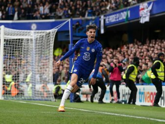 Chelseas Kai Havertz jubelt nach einem Treffer für den Londoner Club. Chelseas Kai Havertz jubelt nach einem Treffer für den Londoner Club.