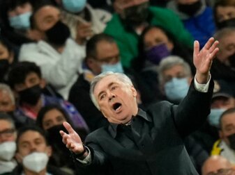 Befindet sich in Corona-Quarantäne: Carlo Ancelotti. Befindet sich in Corona-Quarantäne: Carlo Ancelotti.