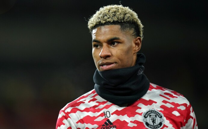 Wurde in sozialen Medien rassistisch beleidigt: Marcus Rashford, englischer Nationalspieler und Profi bei Manchester United.