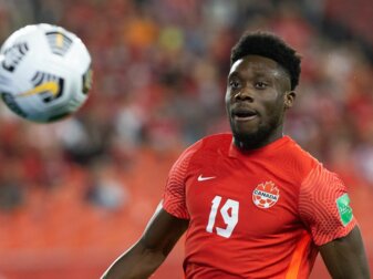 Bayern-Profi Alphonso Davies schaffte mit Kanada die WM-Qualifikation. Bayern-Profi Alphonso Davies schaffte mit Kanada die WM-Qualifikation.