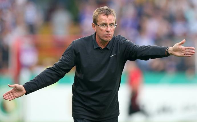 Rangnick sieht Leipzig noch weit entfernt von den Bayern (Quelle: FIRO/SID-IMAGES)