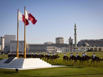 In Doha finden am 31. März der Fifa-Kongress und am 1. April die Auslosung für die Fußball-WM 2022 in Katar statt. In Doha finden am 31. März der Fifa-Kongress und am 1. April die Auslosung für die Fußball-WM 2022 in Katar statt.